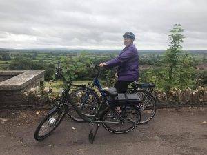 Daphne on the Pulse ZL 2 ebike on a Breeze ride in Wincanton Somerset